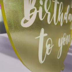 Cake topper  - Globo - Personalizado