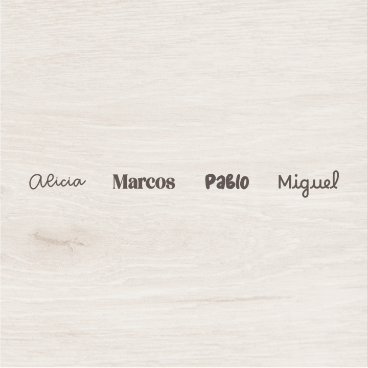 Lápices de madera personalizados con nombre para tus eventos